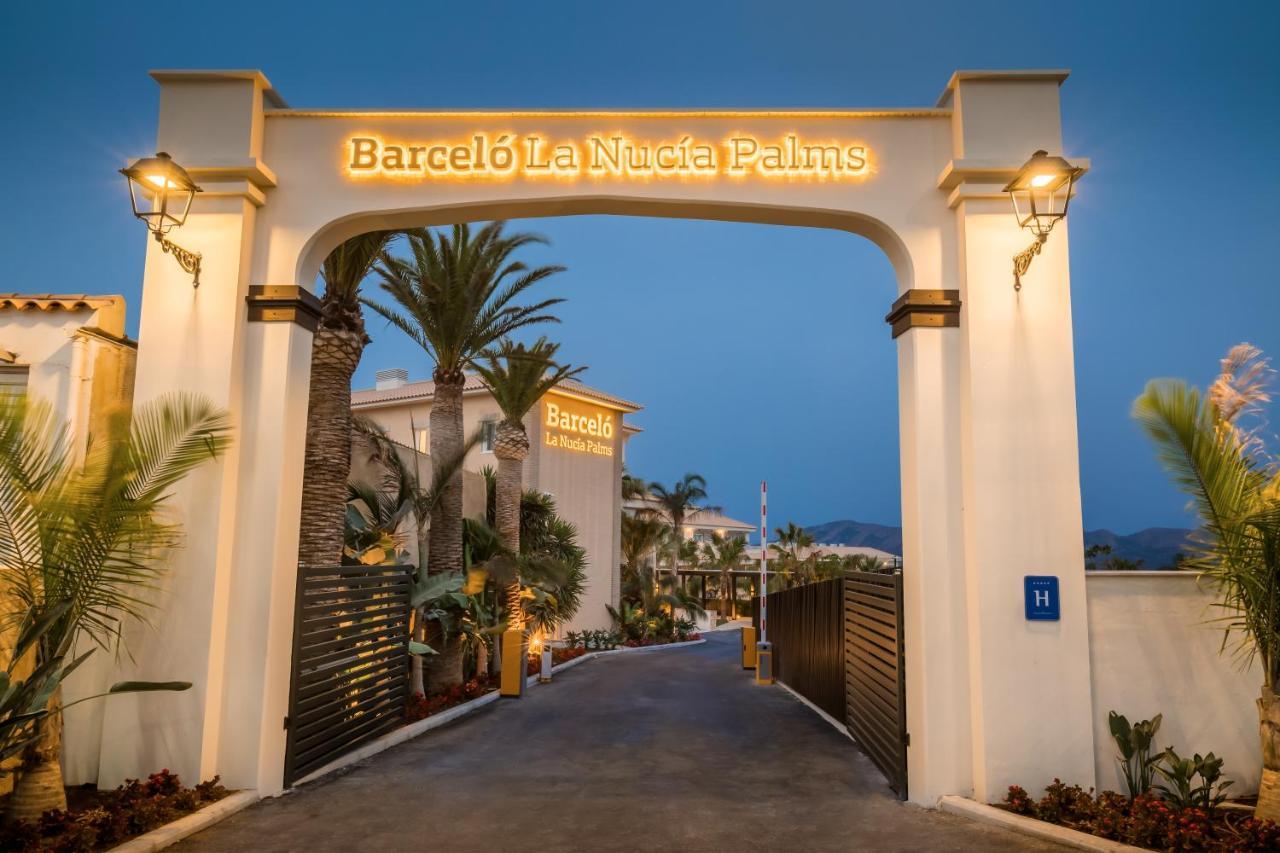 Barcelo La Nucia Palms Otel Dış mekan fotoğraf Entrance to Barceló La Nueva Palma